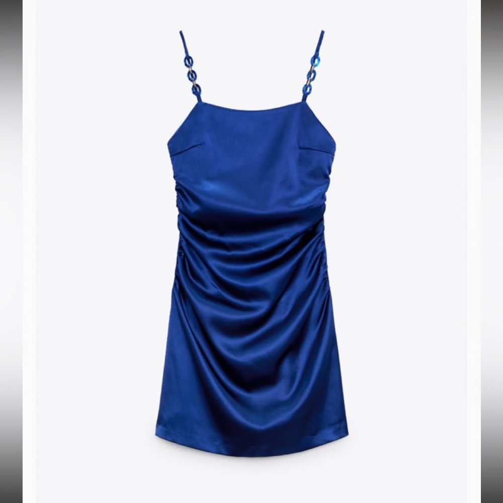 Blue Zara mini dress - never worn / still had tags!